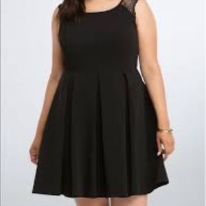 Torrid Lace Black Skater Dress Size 3 or 3x